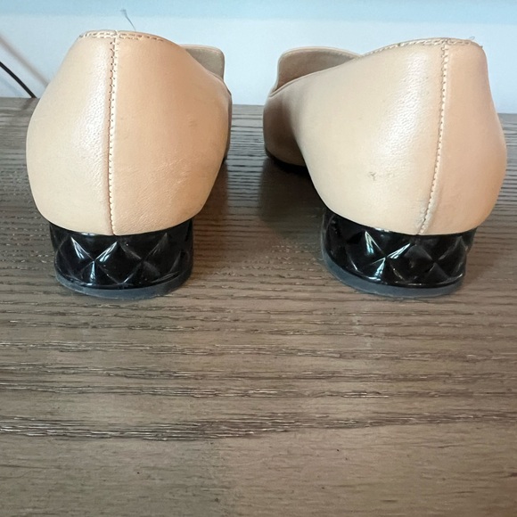 Chanel CC lamb skin Cap Toe Ballerina Flats - Picture 2 of 8